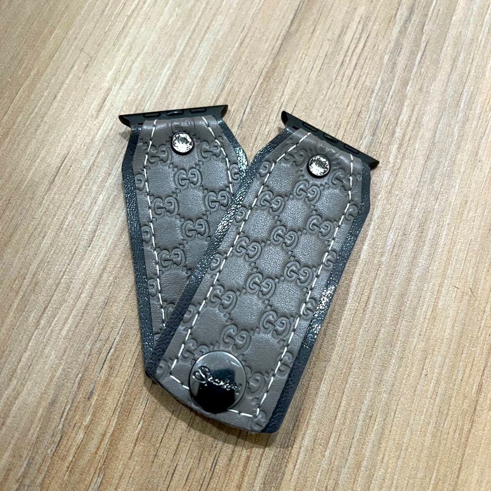 Sparkl - Bow Band Grey Gucci Micro Guccissima